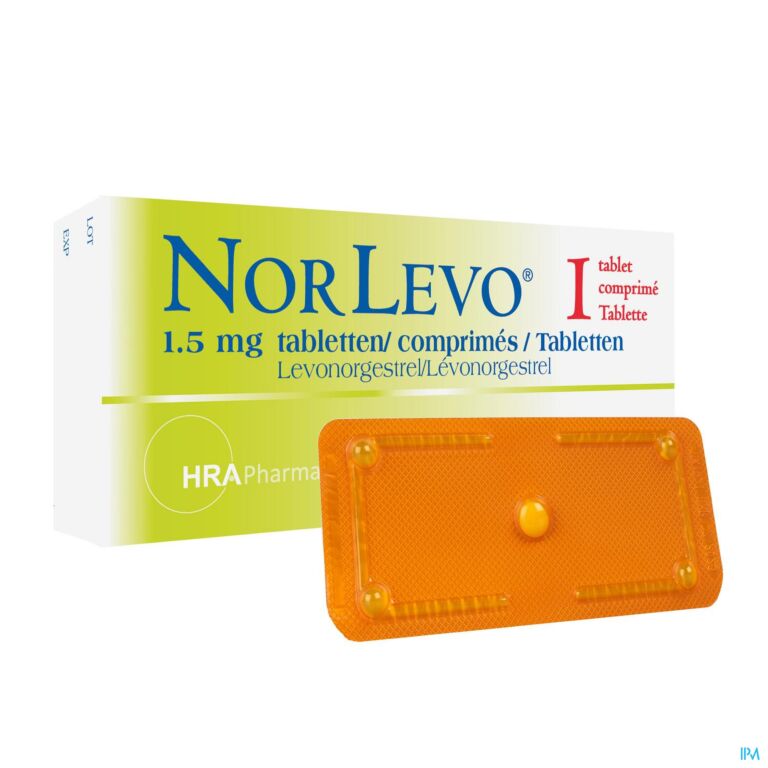 Norlevo 1,5mg Contraception d'Urgence 1 Comprimé - Pharma Online