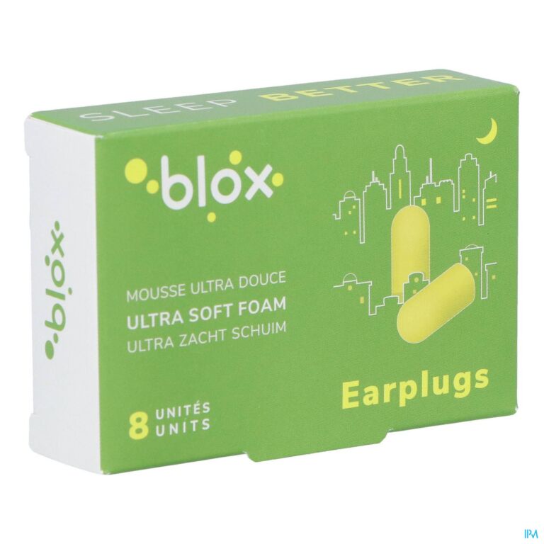 Blox Mousse Conique Bouchons d'Oreille pour Dormir 4 Paires + Boîte de  Rangement en Plastique - Pharma Online